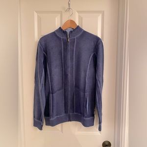 Ted Baker blue sweater zip up